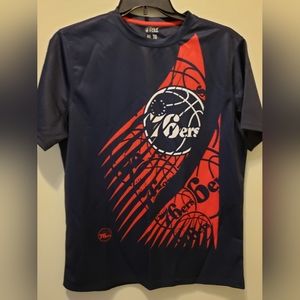 FISLL NBA Basketball Men's Philadelphia 76ers Short Sleeve XL T-Shirt